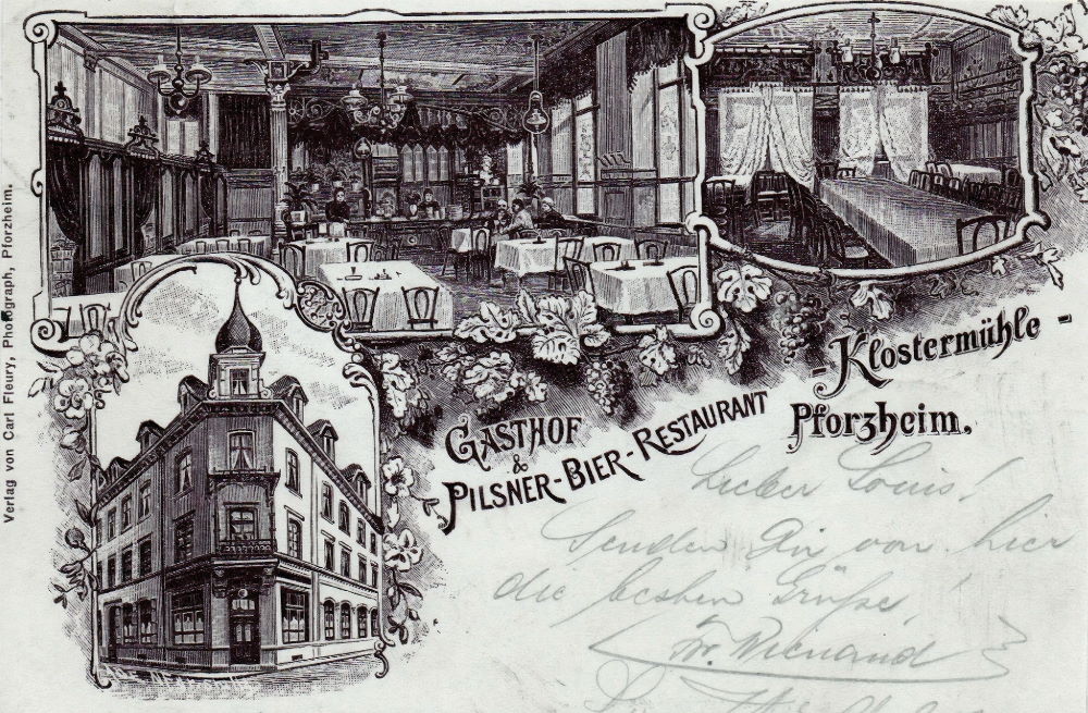 Klosterm&uuml;hlgasse 3 / Zehnthofstra&szlig;e  Pforzheim